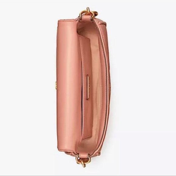 🌸NeW! 🔥 Tory Burch Kira Chevron Small Flap Shoulder Bag - Picture 6 of 17